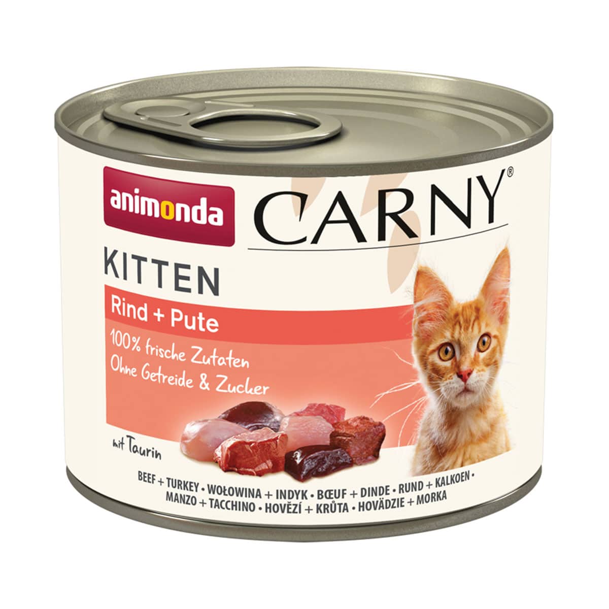 animonda Carny Kitten Rind + Pute 12x200g