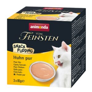 animonda Vom Feinsten Adult Snack-Pudding Huhn pur 3x85g