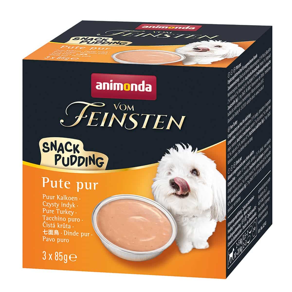 animonda Vom Feinsten Adult Snack-Pudding Pute pur 4x3x85g