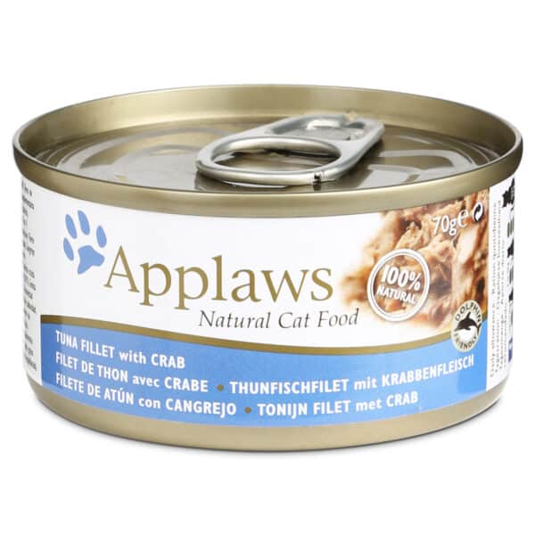 Applaws Cat Thunfischfilet & Krabbenfleisch 24x70g