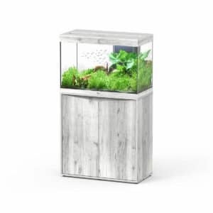 Aquatlantis Aquariumkombination Splendid 145l - 80x40 cm Esche Weiß