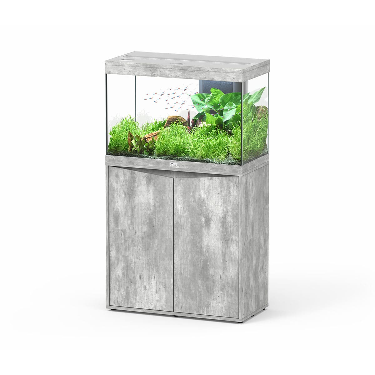 Aquatlantis Aquariumkombination Splendid 145l - 80x40 cm Steinoptik