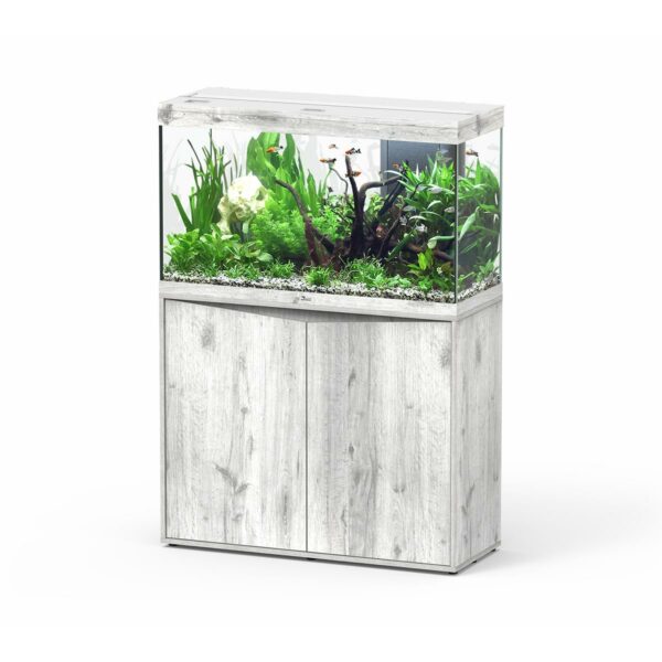 Aquatlantis Aquariumkombination Splendid 200l - 100x40 cm Esche Weiß