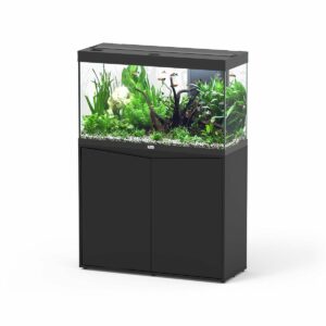 Aquatlantis Aquariumkombination Splendid 200l - 100x40 cm Piano Schwarz