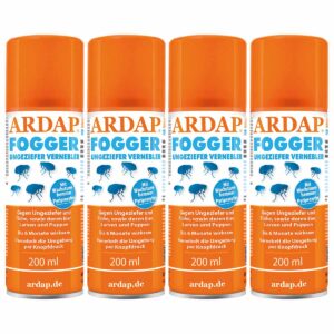 ARDAP Fogger - Ungeziefervernebler 4x200ml