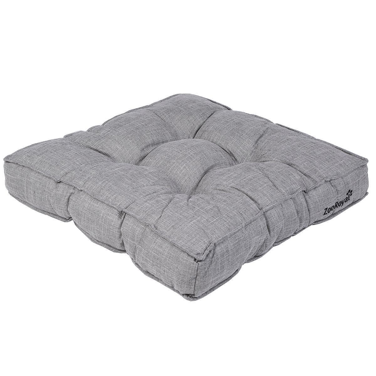 ZooRoyal Kuschelkissen Enno grau 100x100x16 cm