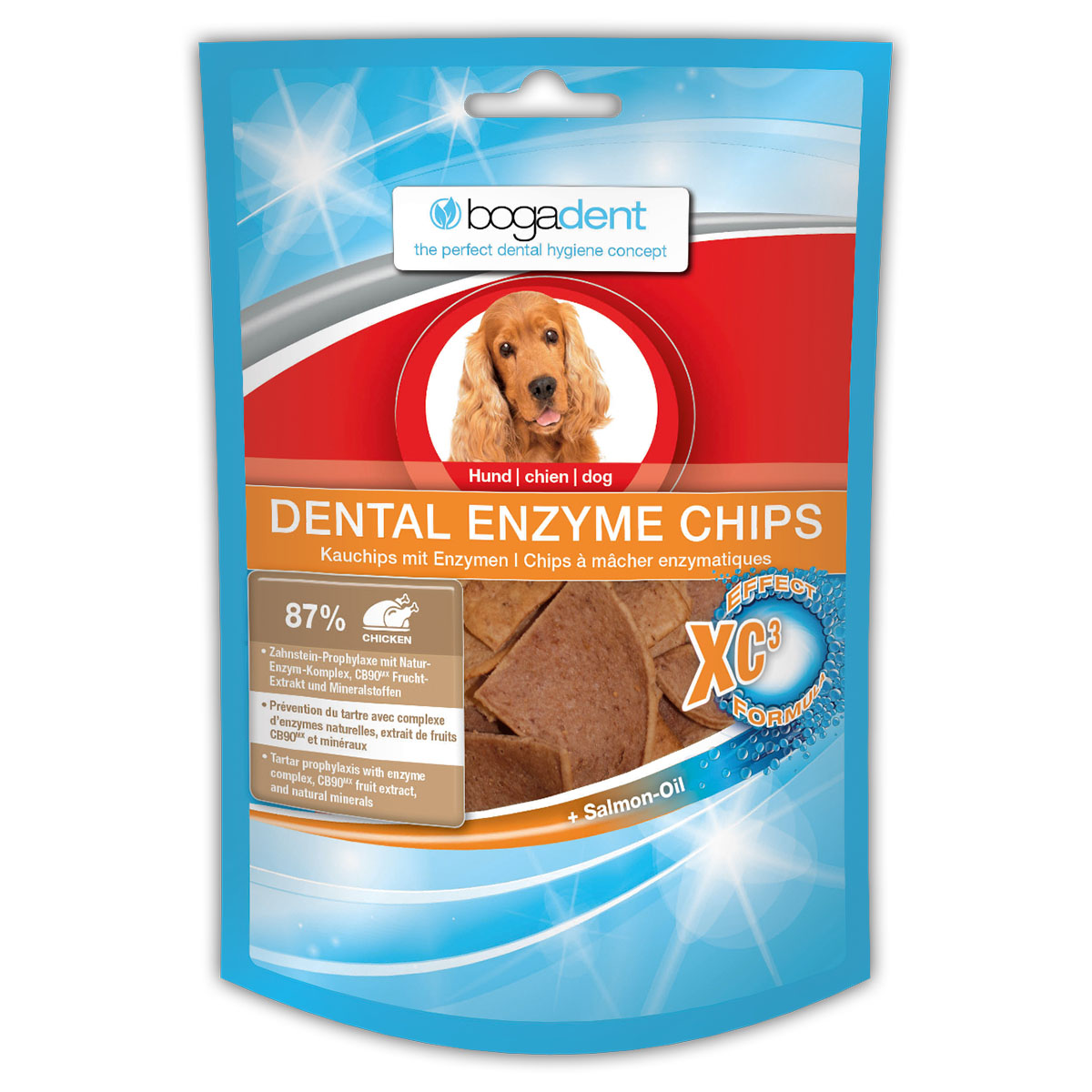 bogadent DENTAL ENZYME CHIPS Hund 6x40g