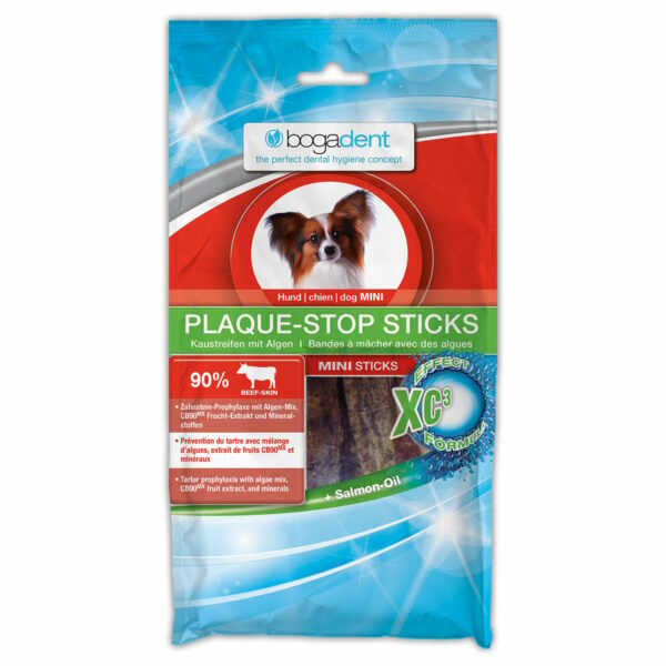 bogadent PLAQUE-STOP STICKS MINI Hund 3x100g