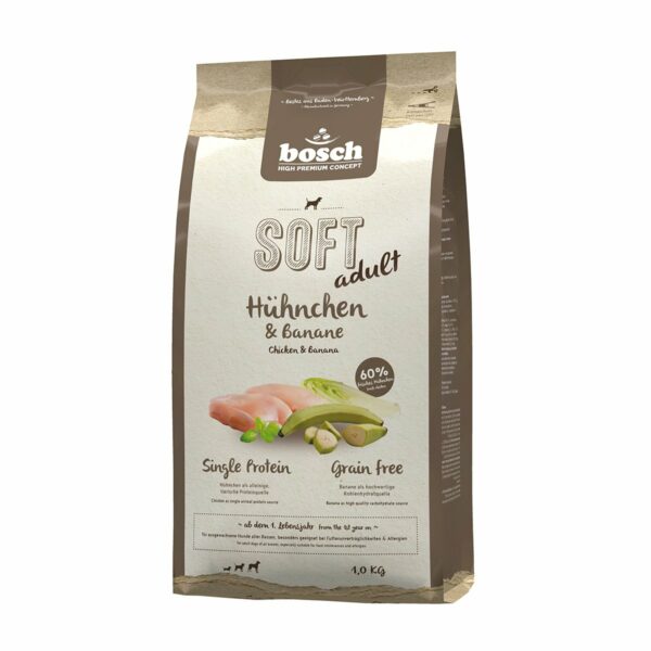 Bosch SOFT Hundefutter Hühnchen und Banane 2x12