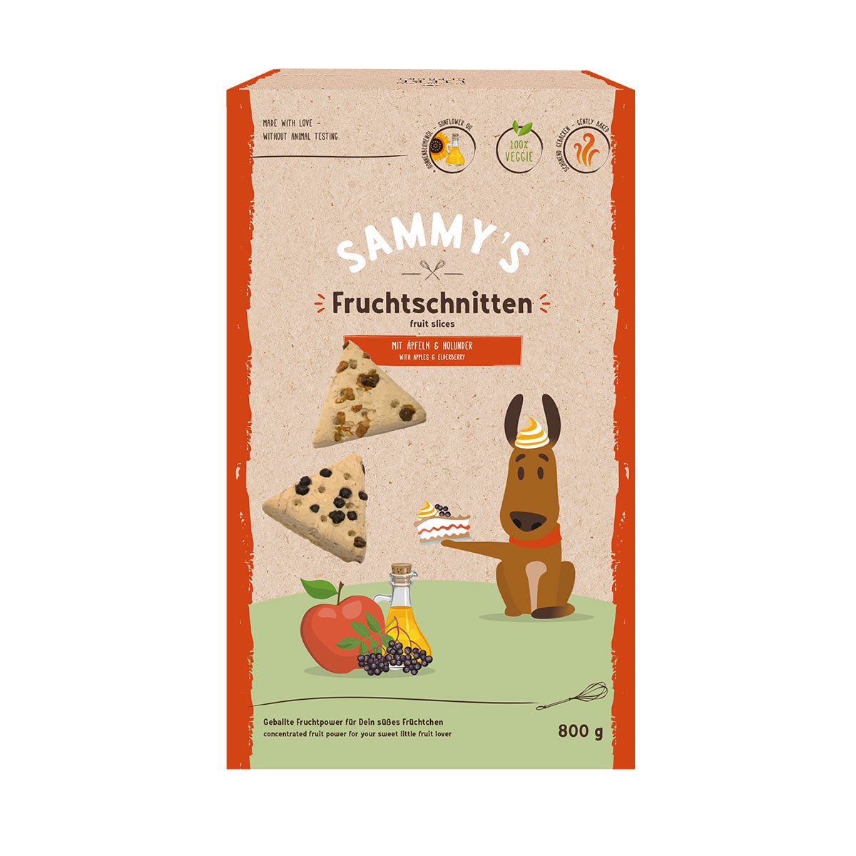 Sammy´s Fruchtschnitten 4 x 800g