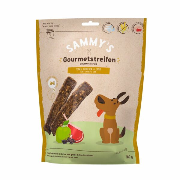 Sammy´s Gourmetstreifen Hühnchen & Lamm 3 x 180g