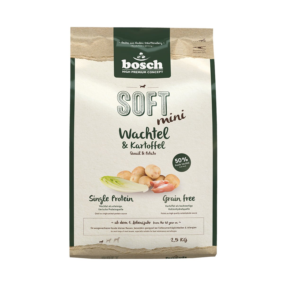 Bosch SOFT Mini Wachtel und Kartoffel 4 x 2