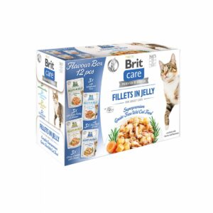 Brit Care Cat Flavour box-Fillet in Jelly 12x85g