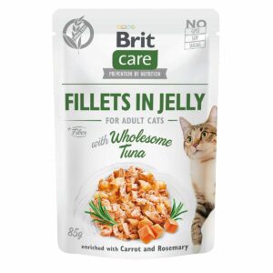 Brit Care Cat Fillets in Jelly with Wholesome Tuna 24x85g