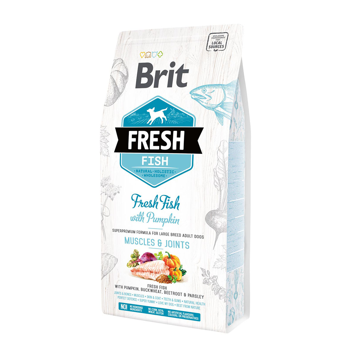 Brit Fresh Dog - Adult Large Breed - Fish - Muscles & Joints 2
