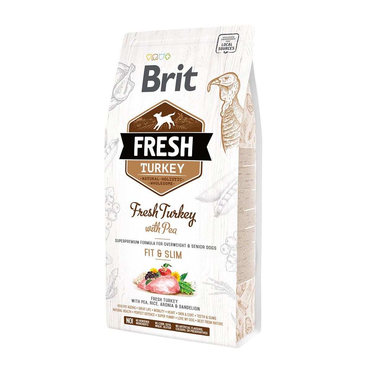 Brit Fresh Dog - Overweight & Senior dogs - Turkey - Fit & Slim 2