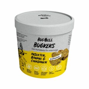 BugKeks Adult gelb Banane & Chiasamen 150g