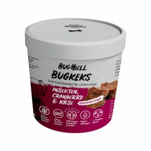 BugKeks Adult rot Cranberry & Käse 150g