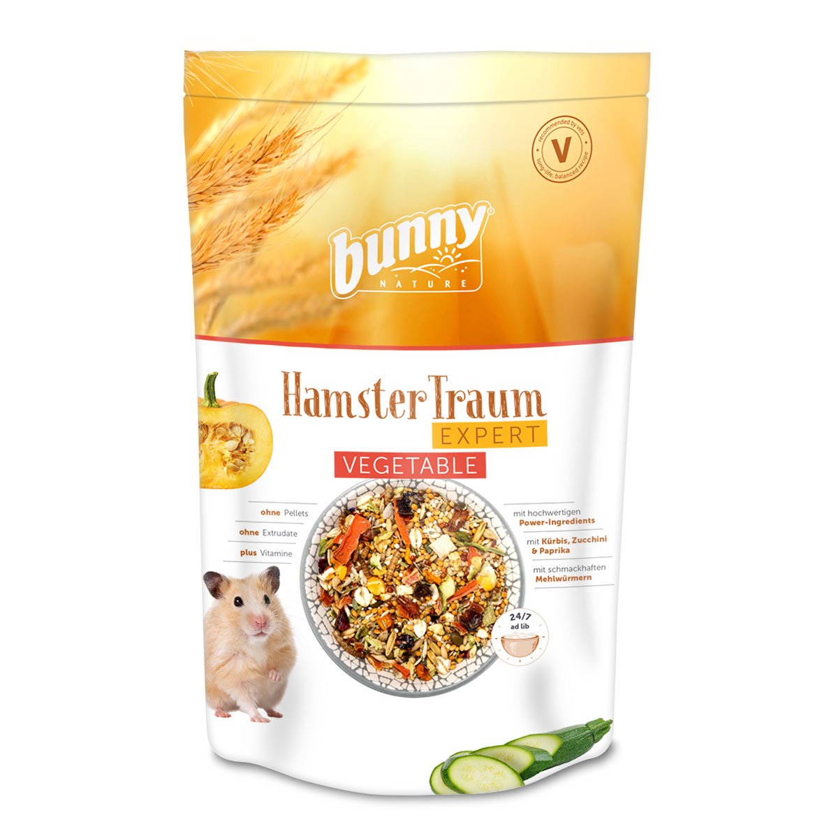 Bunny HamsterTraum EXPERT Vegetable 3x500g