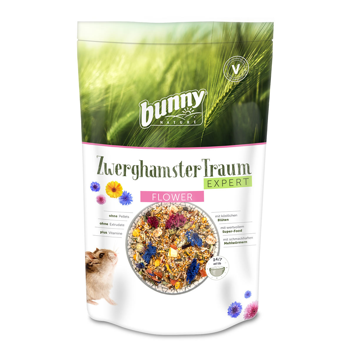 Bunny ZwerghamsterTraum EXPERT Flower 3x500g