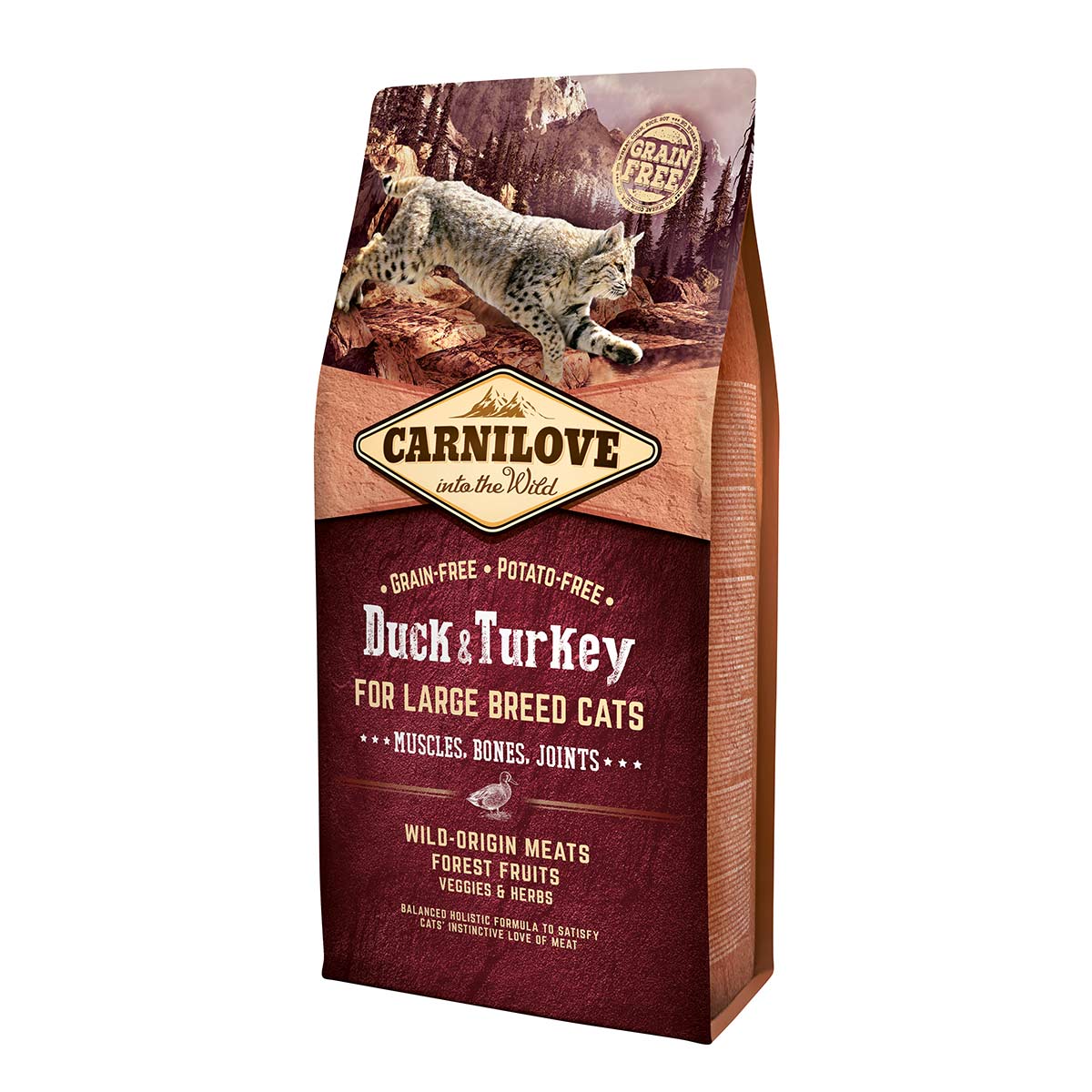 Carnilove Cat Adult Large Breed - Duck & Turkey 6kg