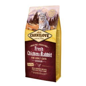 Carnilove Cat Adult Fresh - Chicken & Rabbit / Gourmand 6kg