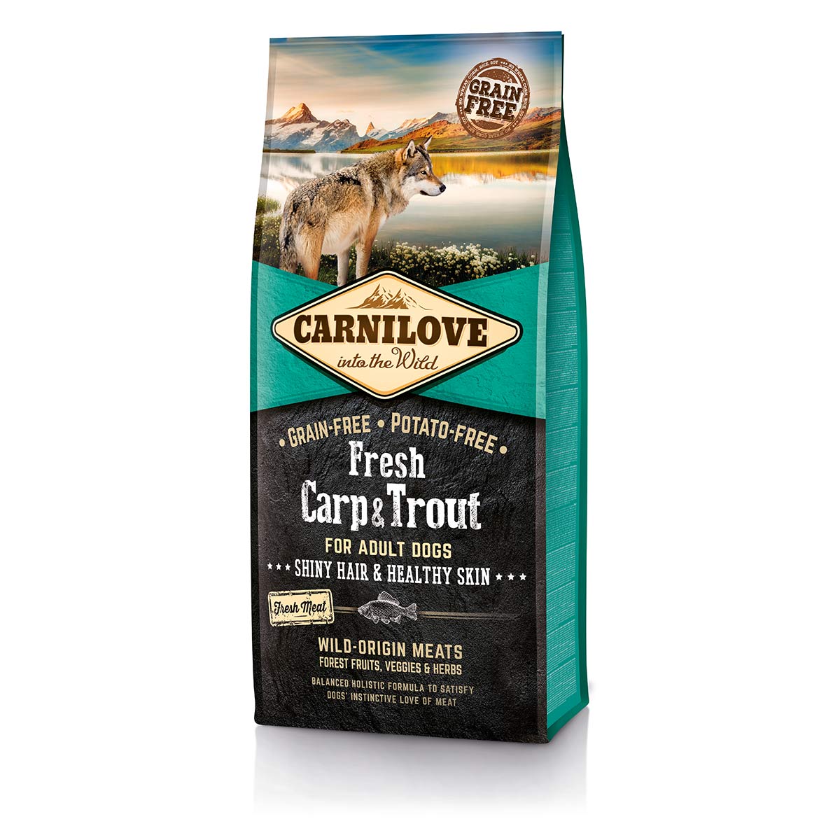 Carnilove Dog Adult Fresh - Carp & Trout 12kg