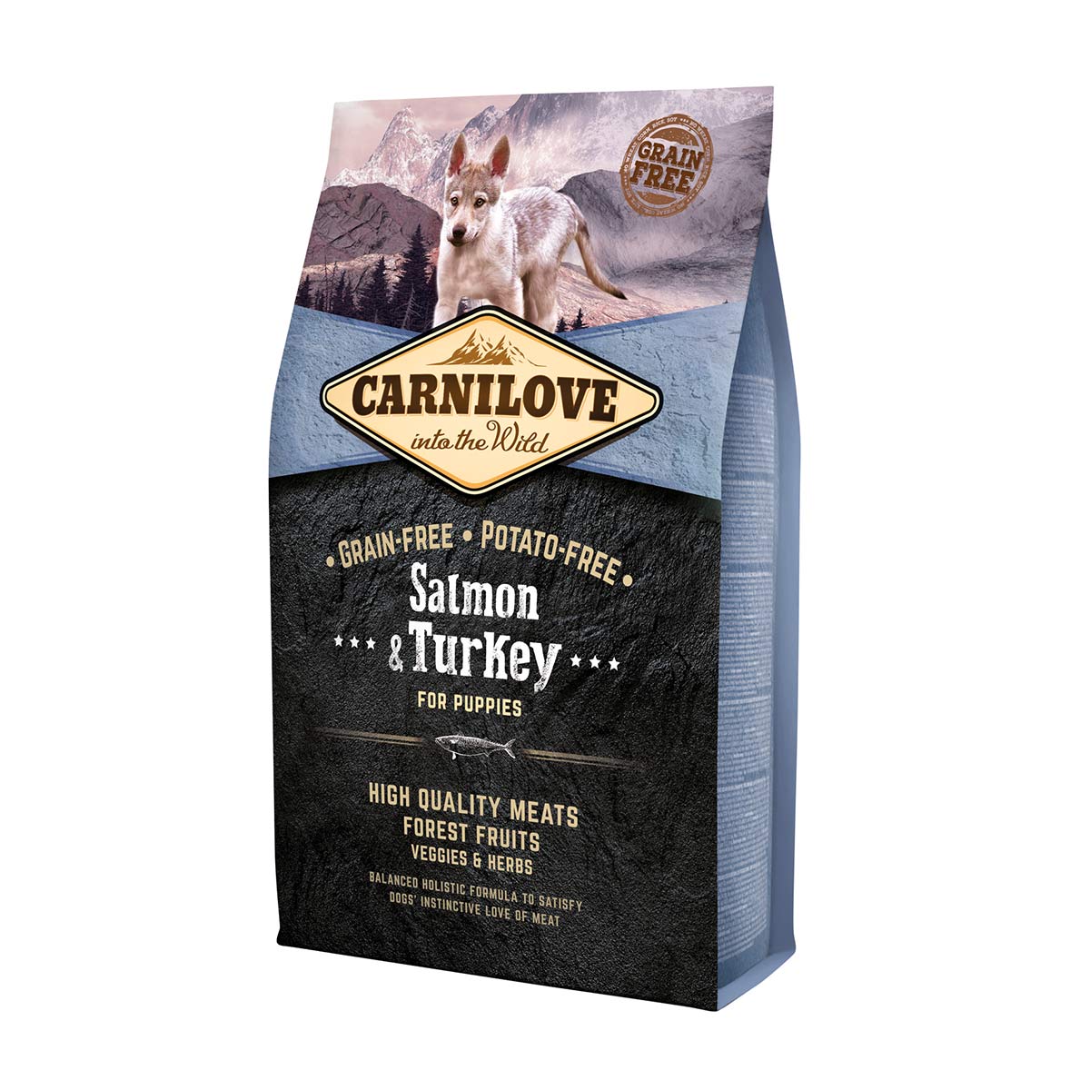 Carnilove Dog Puppy - Salmon & Turkey 4kg