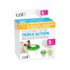 Catit 2.0 Triple Action Ersatzfilter für Blumen-Trinkbrunnen 5er-Set