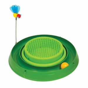 Catit Play 3in1 Circuit Ball Spielzeug mit Katzengras