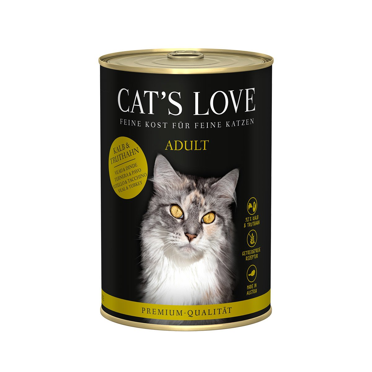 Cat´s Love Kalb & Truthahn Pur 6x400g