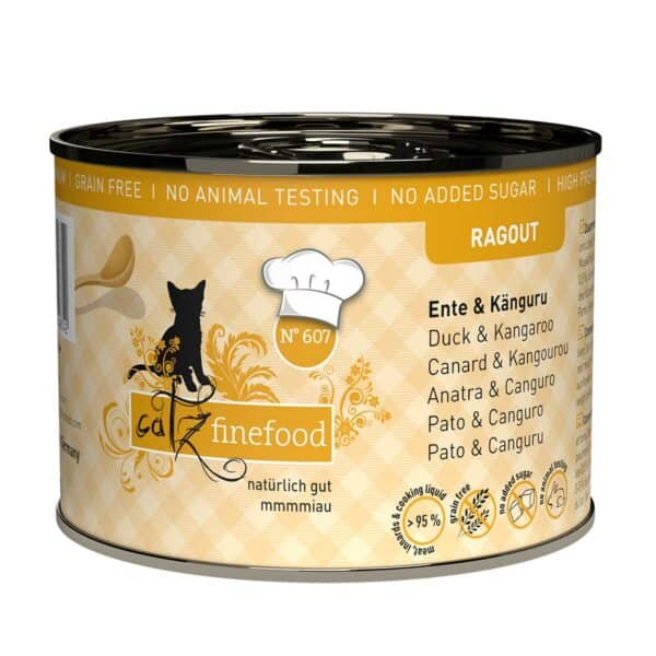 catz finefood Ragout No.607 Ente & Känguru 24x190g