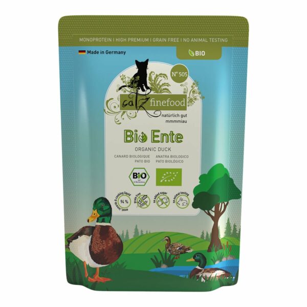 catz finefood Bio No.505 Ente Pouch 12x85g