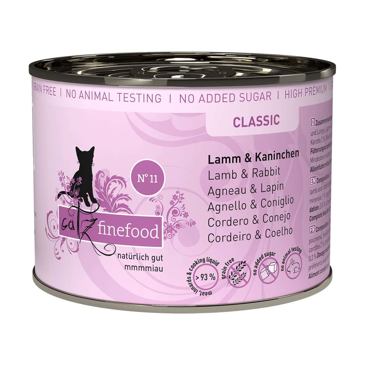 catz finefood - No. 11 Lamm & Kaninchen 24x200g