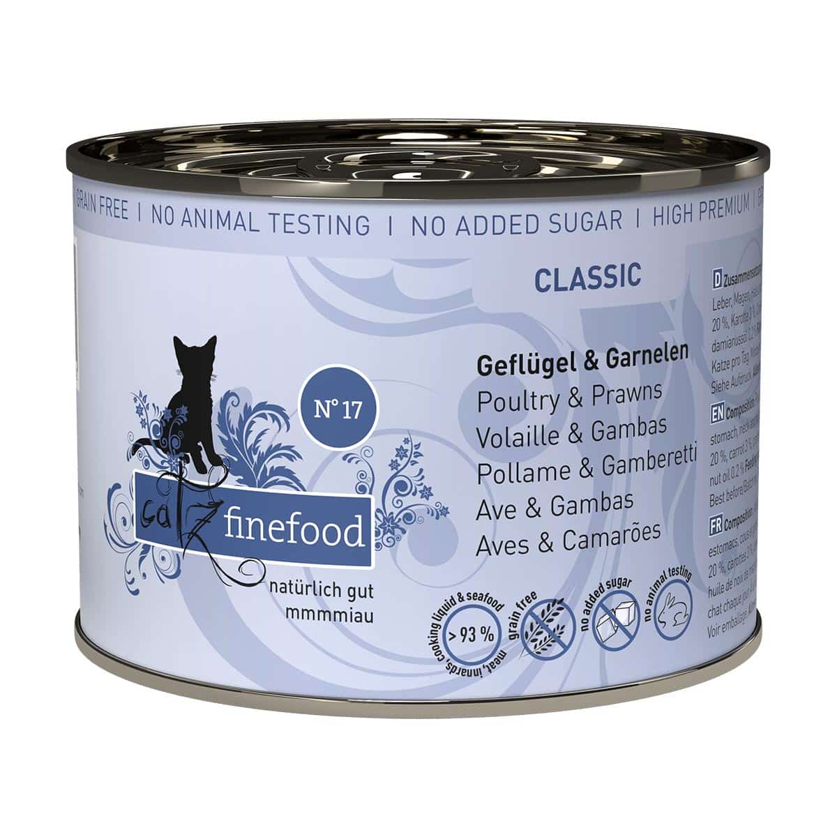 catz finefood - No. 17 Geflügel & Garnele 6x200g