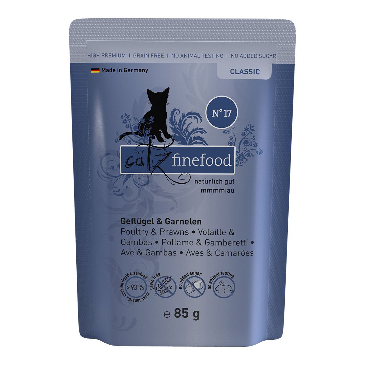 catz finefood - No. 17 Geflügel & Garnele 16x85g