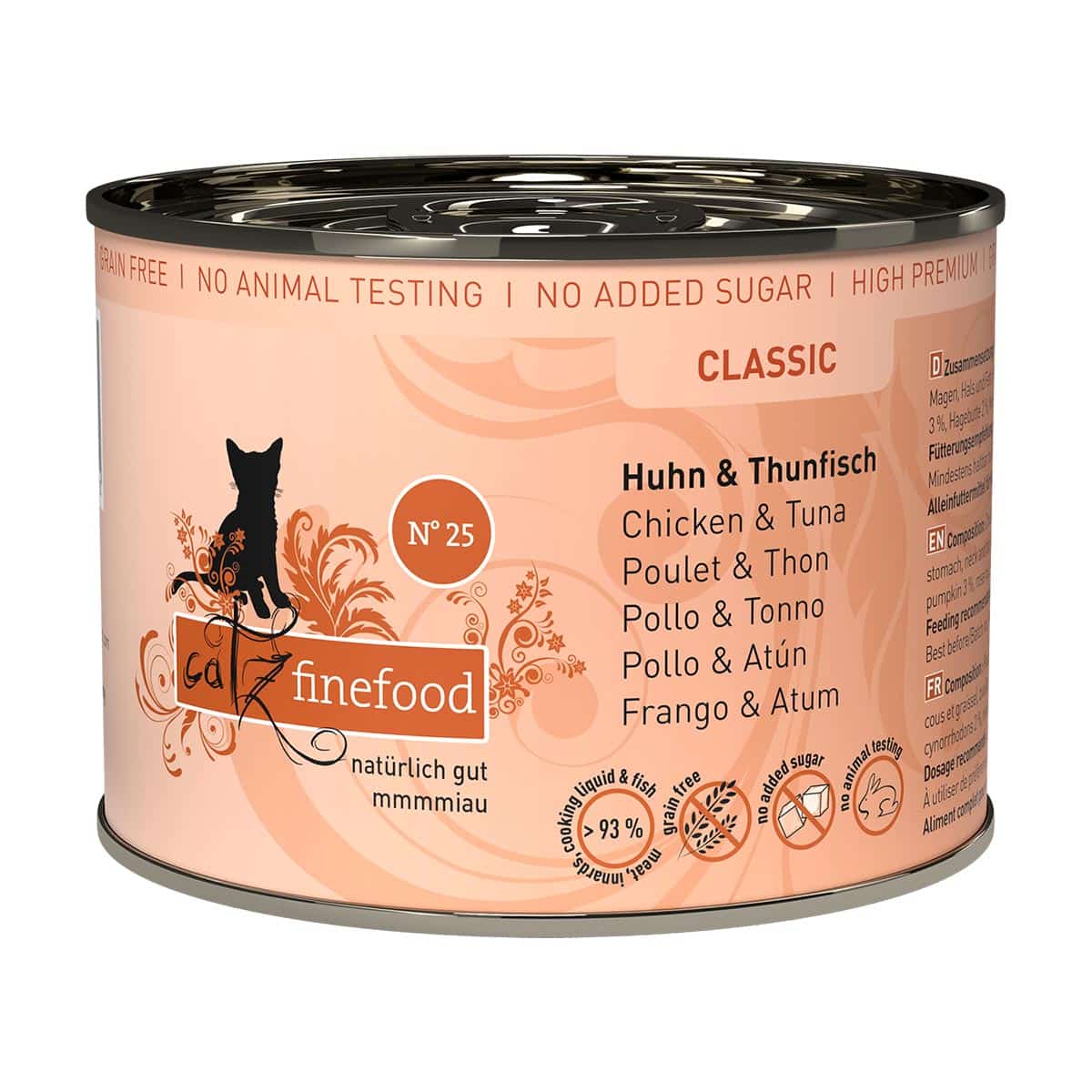 catz finefood - No. 25 Huhn & Thunfisch 24x200g