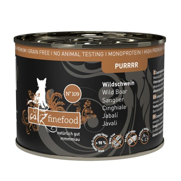 catz finefood Purrrr No.109 Wildschwein 24x200g