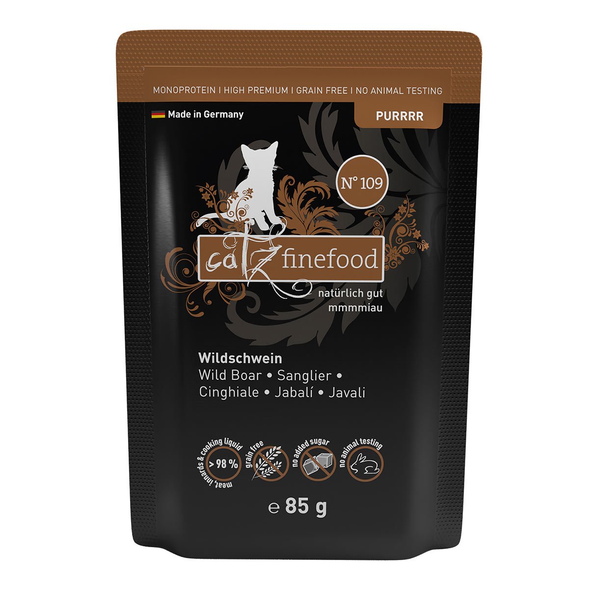 catz finefood Purrrr No.109 Wildschwein 16x85g