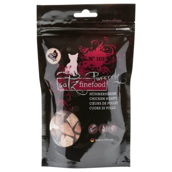 catz finefood Purrrrly No.103 Hühnerherz 3x35g