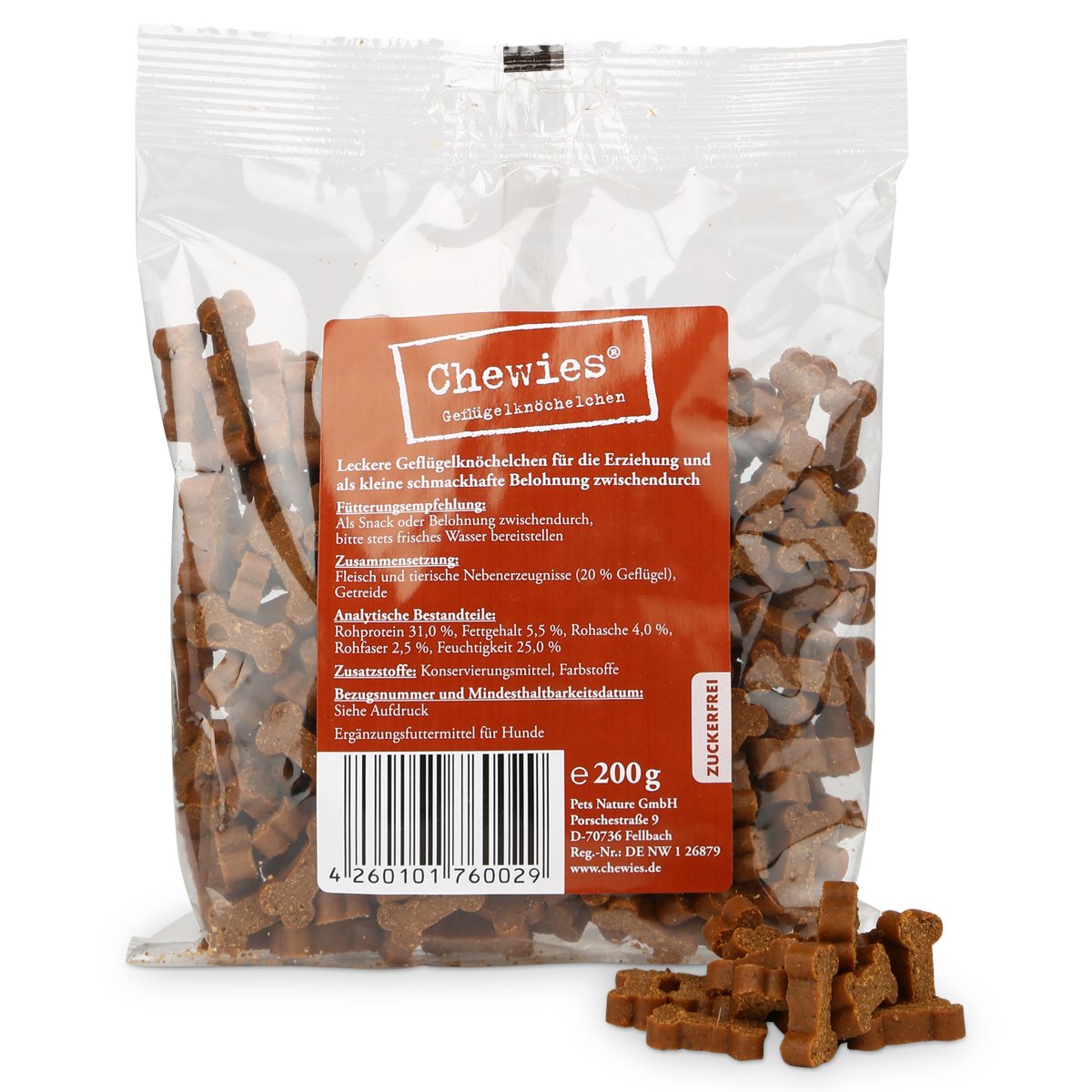 Chewies Geflügelknöchelchen 200g