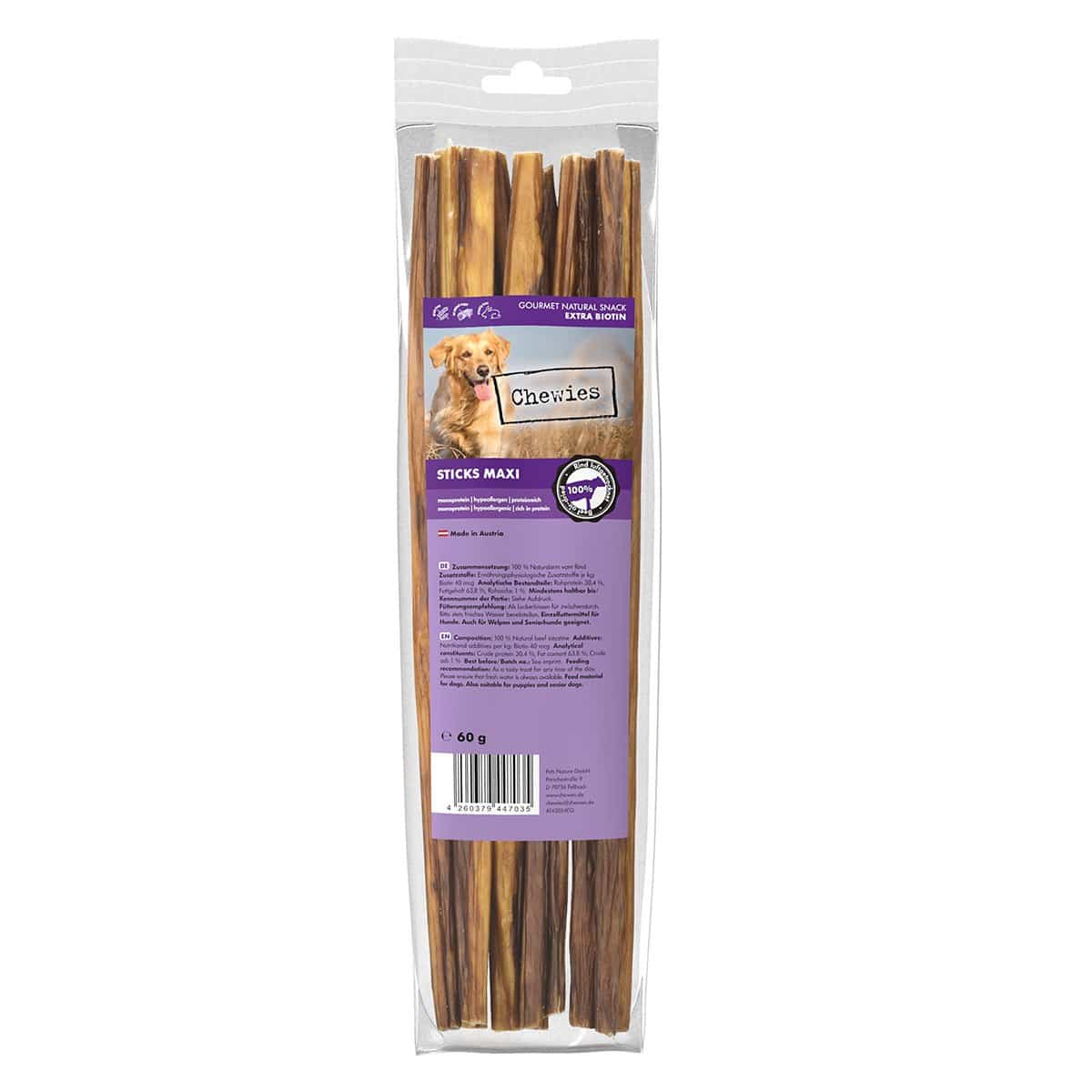 Chewies Sticks Maxi Rind 60g