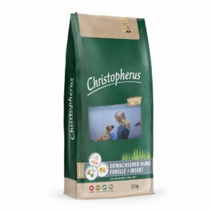 Christopherus Getreidefrei - Forelle + Insekt 12kg