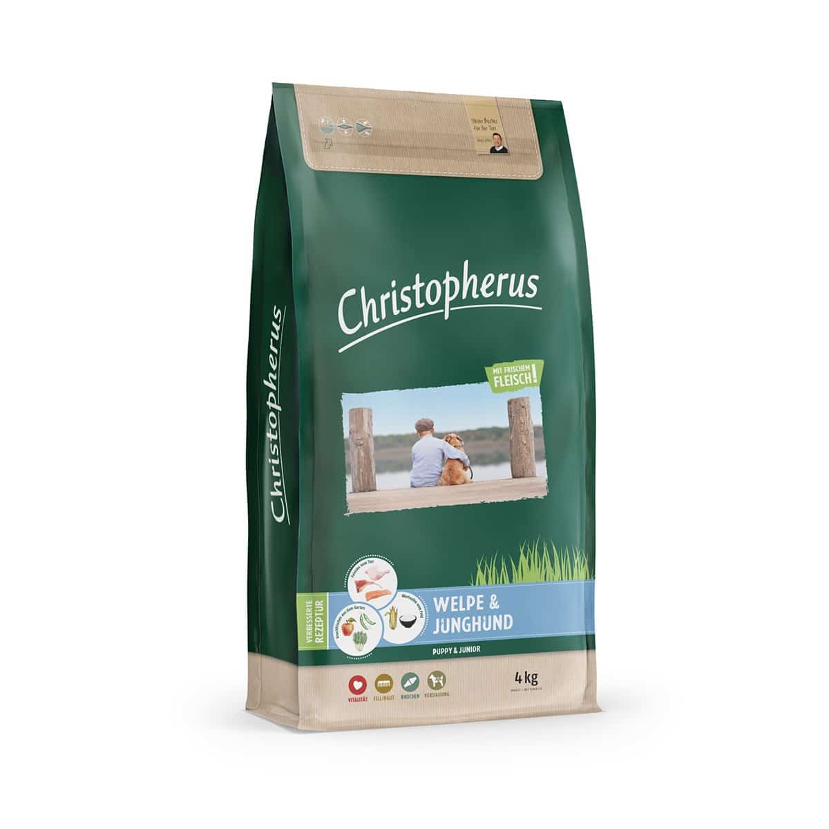 Christopherus Hundefutter Welpe und Junghund 4kg