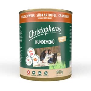 Christopherus Hundemenü mit Wildschwein
