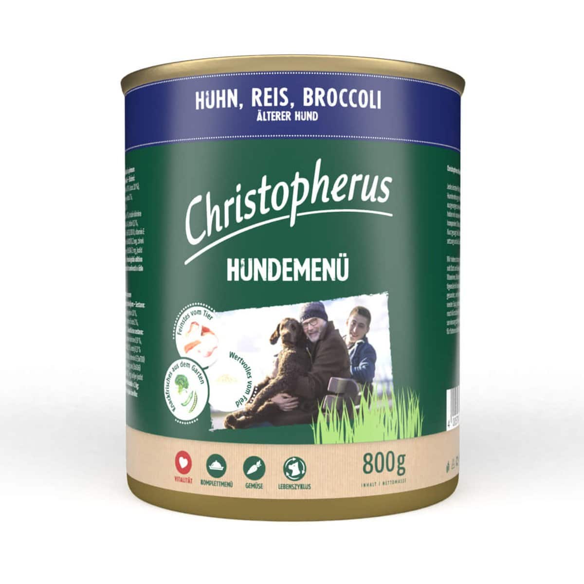 Christopherus Hundemenü Senior mit Huhn