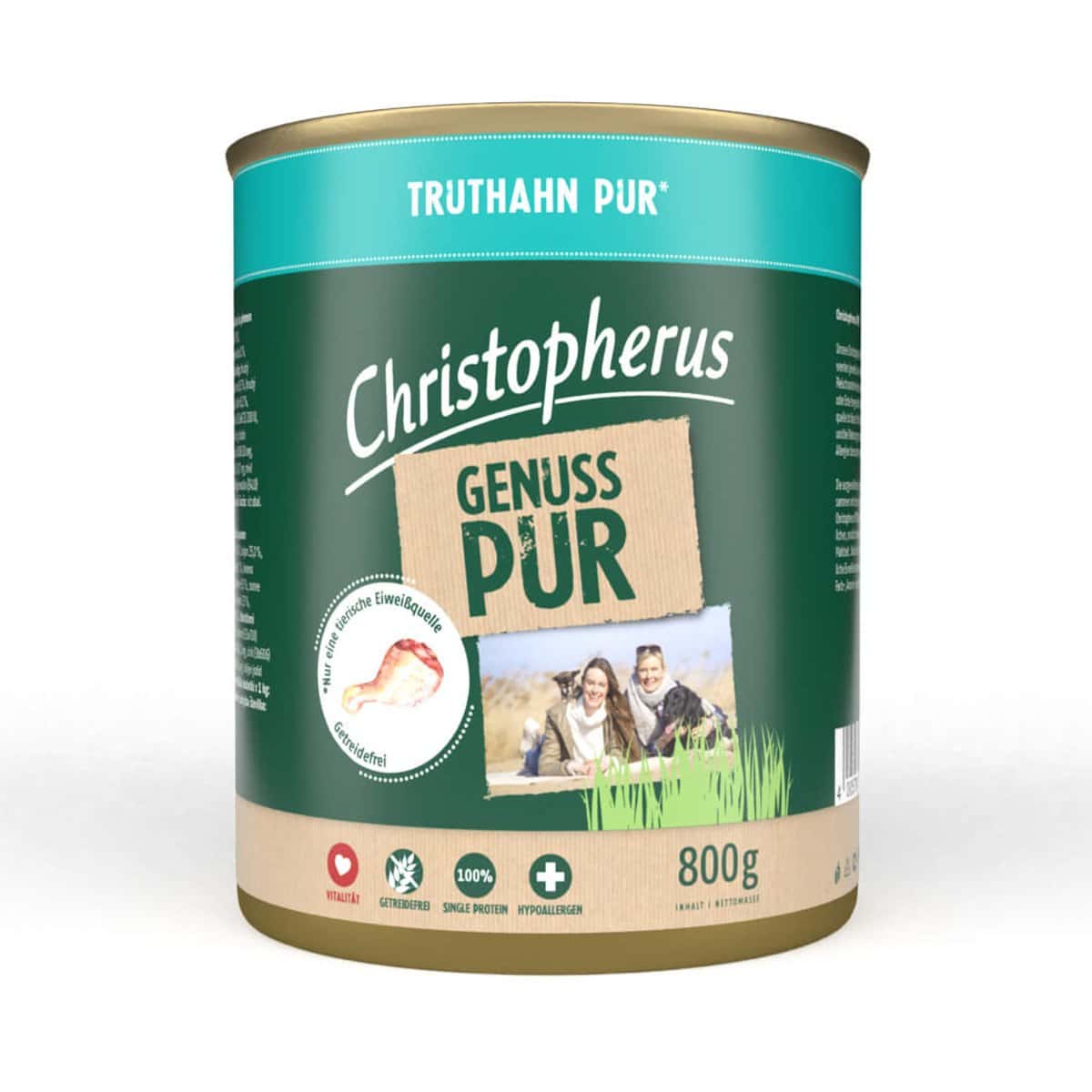 Christopherus Pur – Truthahn 12x800g