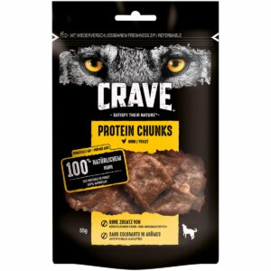 CRAVE Protein Chunks mit Huhn 3x55g