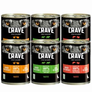 CRAVE Adult Pastete Multipack 6x400g