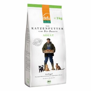 Defu Katze Adult Bio-Geflügel Trockenfutter 3kg